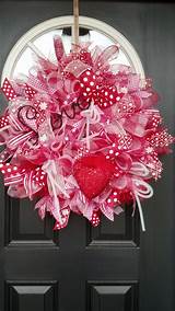 Valentine Wreaths For Front Door Photos