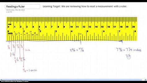 Learn How To Read A Ruler