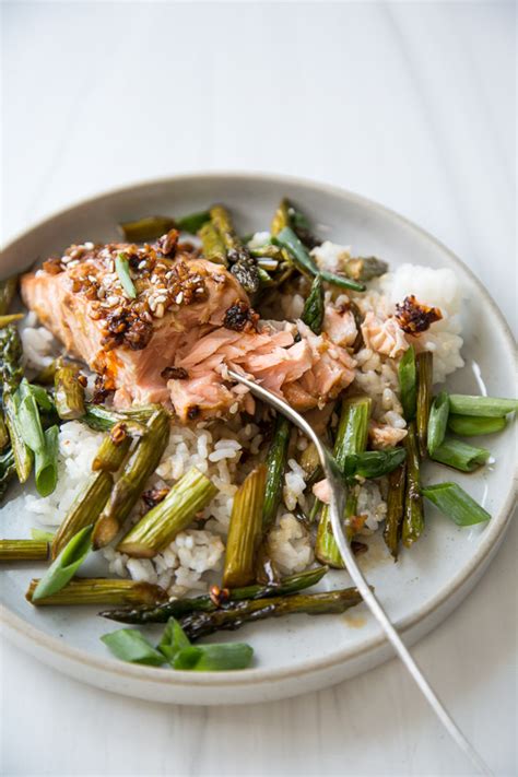 Grilled Teriyaki Salmon and Asparagus - Story Telling Co