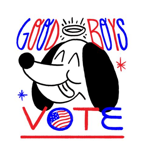 Vote For Pedro Cute Dog Animated Art GIF | GIFDB.com