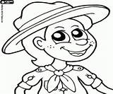 Girl guide coloring Page Printable Game sketch template