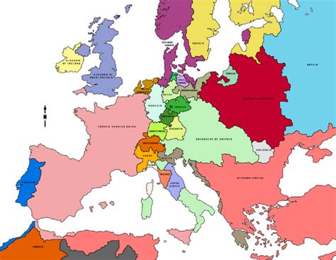 Image - Map of Europe 1750 (VOE).png | Alternative History | FANDOM ...