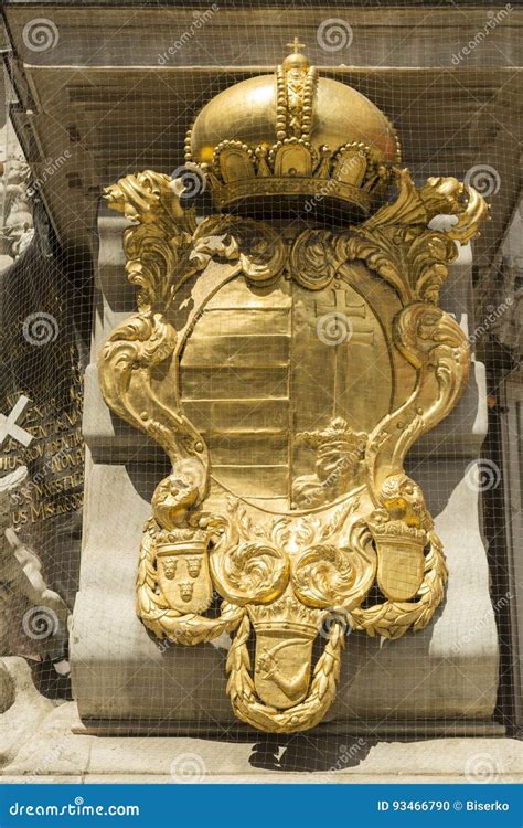 Habsburg Imperial Coat of Arms Stock Photo - Image of arts, culture ...