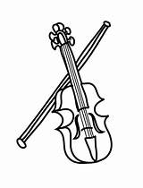 Violin coloring Pages  ColoringLib sketch template