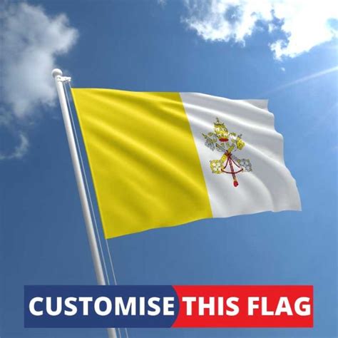 Custom Vatican City Flag | Personalised Flag | The Flag Shop