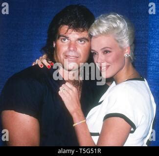 Mark Gastineau Brigitte Nielsen 1988 Photo By John Barrett/PHOTOlink ...