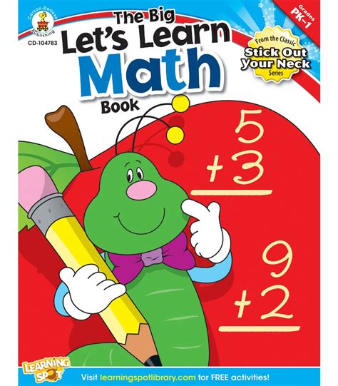 The Big Let’s Learn Math Book Resource Book Grade PK-1 | Carson-Dellosa Publishing