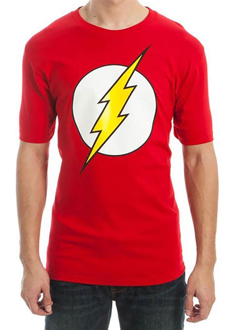 Men's DC Comics Flash Logo Red T-Shirt