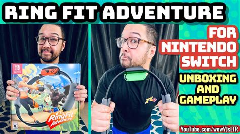 Ring Fit Adventure for Nintendo Switch - Unboxing, Initial Setup & Gameplay | Workout and Have ...