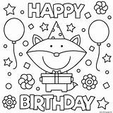 Free Printable Happy Birthday Coloring Pages  printableedupe sketch template