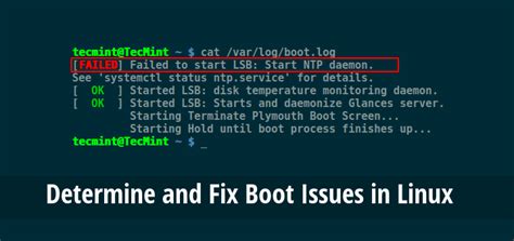 How to Determine and Fix Boot Issues in Linux