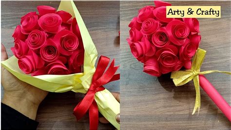 How To Make Paper Flower Bouquet For Birthday | Best Flower Site