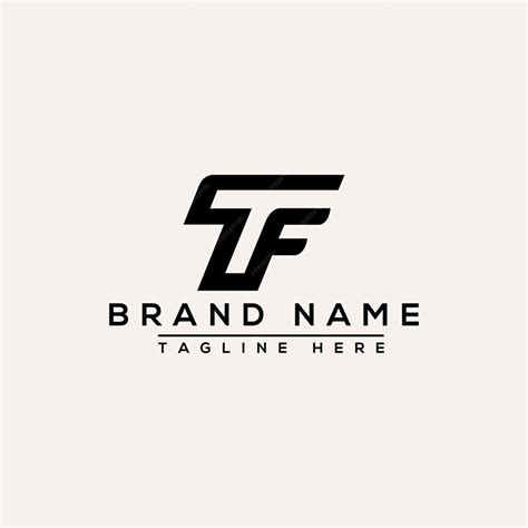 Premium Vector | Tf logo design template vector graphic branding element