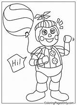 Balloon Boy Nights Five Draw Freddy Coloring Pages Drawing Nightmare  sketch template