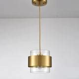 Modern Brass Kitchen Pendant Light Height Adjustable Pendant Light ...