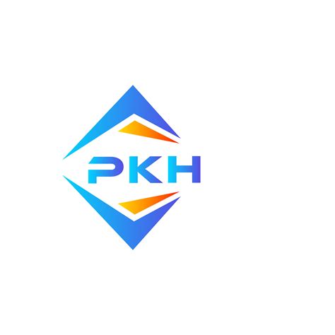 PKH abstract technology logo design on white background. PKH creative ...