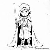 Jedi Coloring Pages  Free & Printable sketch template