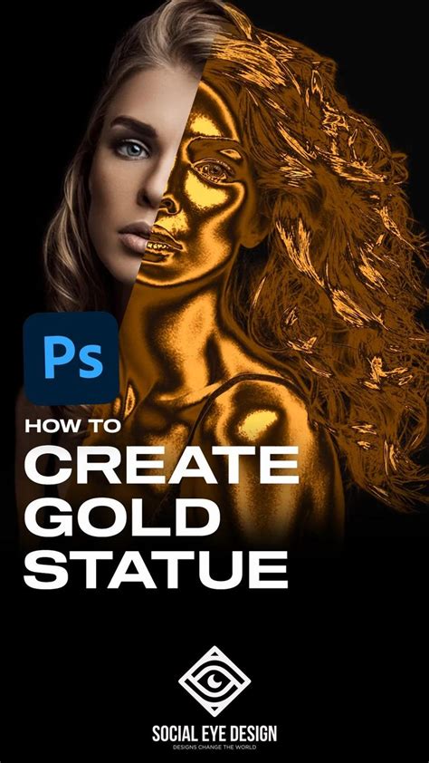 How to create Gold Statue in Photoshop CC, photoshop tricks # ...