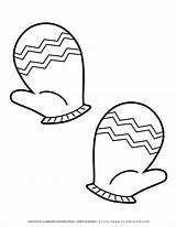 Mittens Coloring Pages sketch template