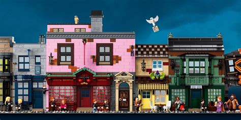 Massive Harry Potter Diagon Alley LEGO Set Launches With 16 Minifigures