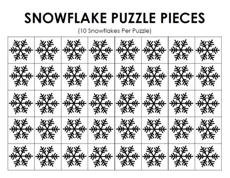 Snowflake Puzzle | Math = Love