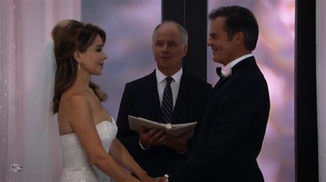 Olivia Falconeri and Edward (Ned) Quartermaine (Lisa LoCicero and Wally Kurth) married 7-7-17 ...