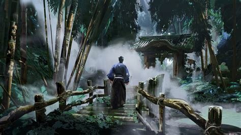 ghost of tsushima jin wallpaper 4k ghost tsushima jin sakai dope wallpapers 1366 - Dark Images