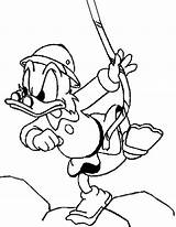 Uncle Scrooge Mcduck Is A Mountaineer Coloring Page  Kids Play Color sketch template
