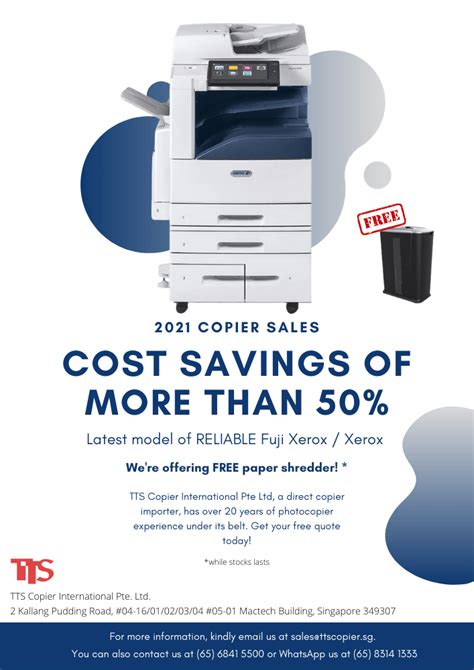 Singapore Fuji Xerox & Xerox Copier Rental / Lease / Sale Promotions.