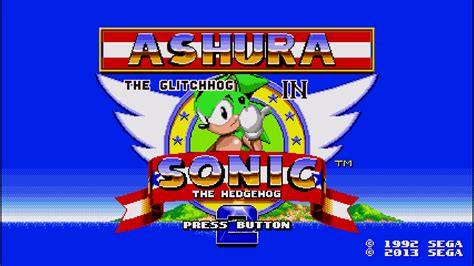 Ashura the Glitchhog in Sonic 2 [Sonic the Hedgehog 2 (2013)] [Mods]