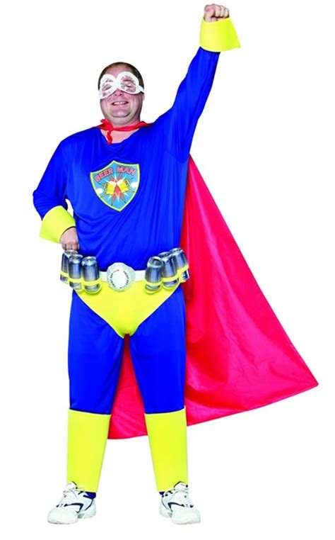 Halloweeen Club Costume Superstore. Beer Man Adult Mens Plus Size Costume