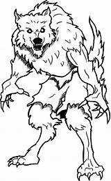 Werewolves Coloring Pages sketch template