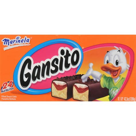 Marinela Gansito Filled Snack Cakes, 1.76 oz, 24 count - Walmart.com - Walmart.com