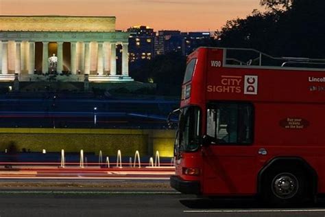 Washington DC Double Decker Bus Guided Night Tour: Triphobo