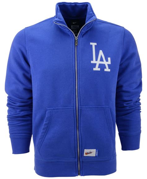 Nike Men's Los Angeles Dodgers Washed Track Jacket in Blue for Men - Lyst