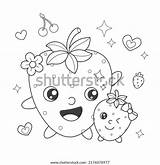 Strawberry Coloring Pages sketch template
