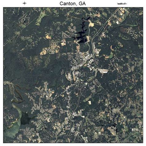 Aerial Photography Map of Canton, GA Georgia