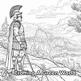 Spartan Coloring Pages  Free & Printable sketch template