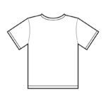 Printable Blank Tshirt Template (3) - TEMPLATES EXAMPLE | TEMPLATES EXAMPLE
