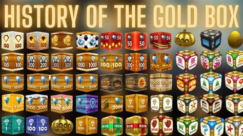 History of the Gold Box! - Tanki Online - YouTube