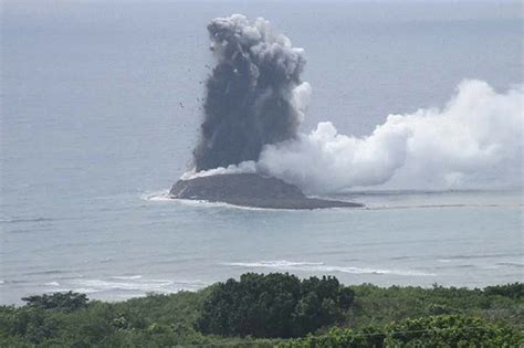 New island emerges after undersea volcano erupts off Japan