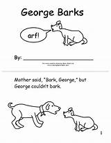 Bark George Coloring Page Sketch  Pages Black sketch template