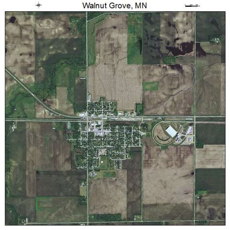 Aerial Photography Map of Walnut Grove, MN Minnesota