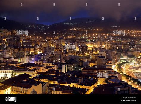 Monaco harbour and port at night Stock Photo - Alamy