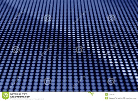 Blue LED screen stock image. Image of pattern, emitting - 51227847