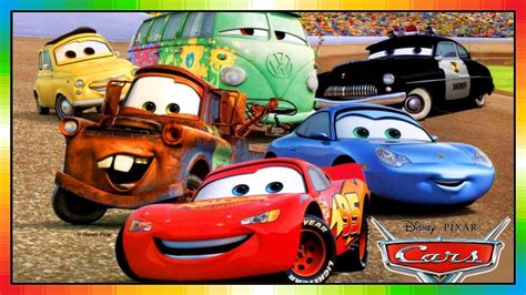 CARS 1 - Lighning McQueen - the cars part 1 - Mack - Disney - Pixar - accidents - Mater Toons ...