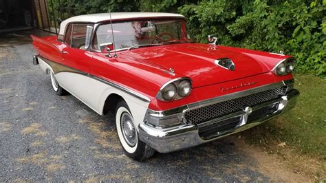 1958 Ford Fairlane Skyliner Is A Graceful Convertible Hardtop