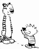 Calvin And Hobbes Coloring Pages sketch template