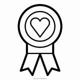 Award Coloring Ribbon Rosette Template Prize Drawing Color Printable  sketch template