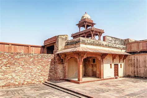 The Panch Mahal, Royal Palace in Fatehpur Sikri city municipalit Photograph by Marek Poplawski